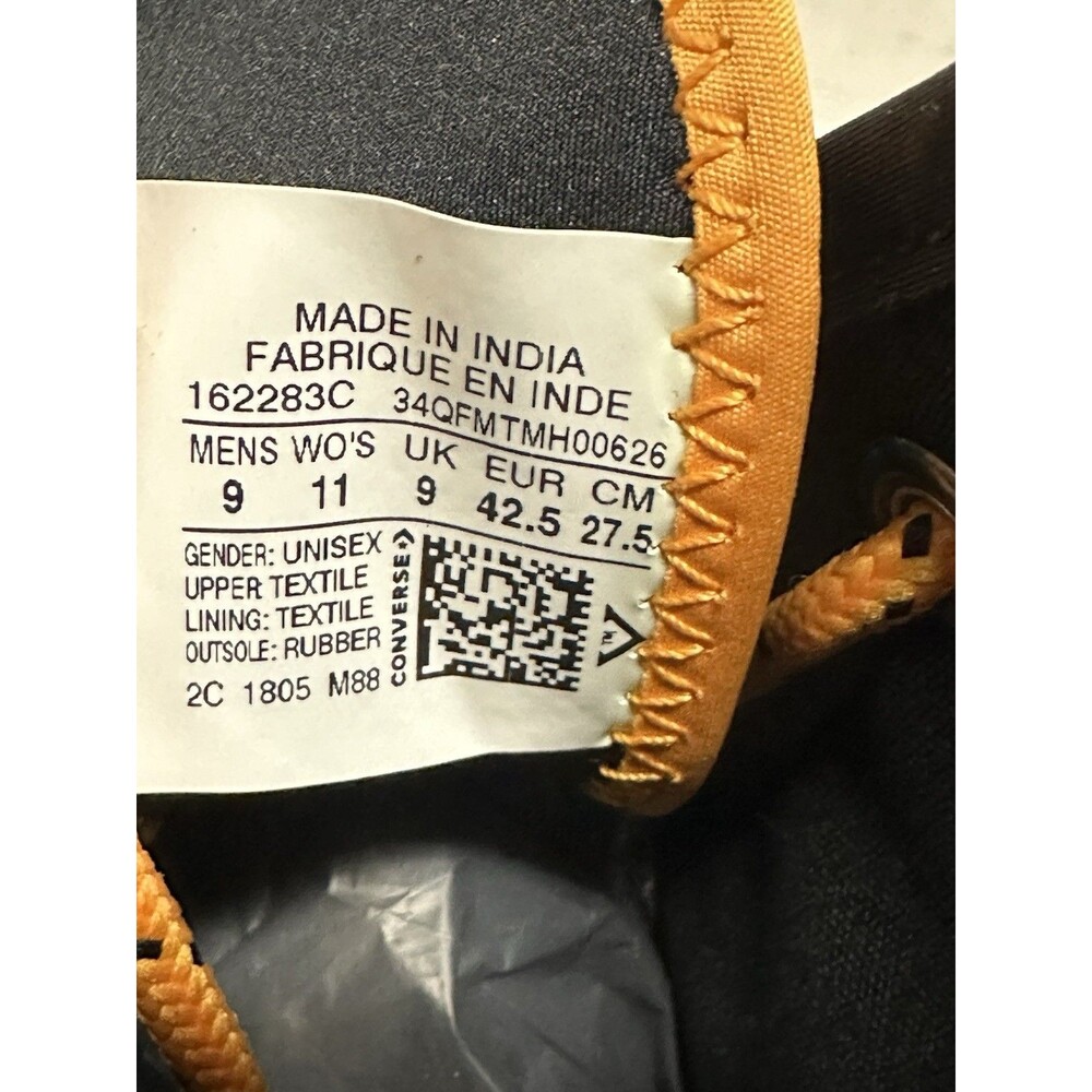 NEW Converse Mens Size 9 Chuck 70 Tech Hiker High Top Sneakers Teal Field Orange - Picture 9 of 9